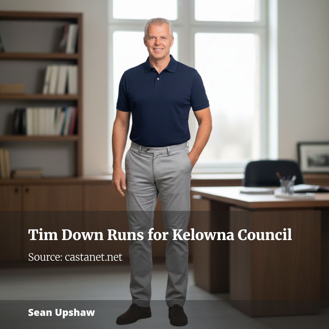 Real estate broker Tim Down running for Kelowna council